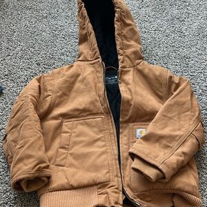 Carhartt Tan Hooded Jacket
